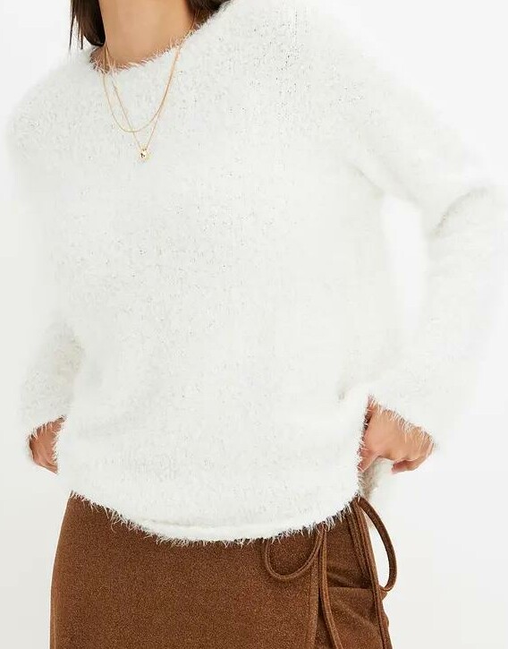 SWETER DAMSKI OKRĄGŁY DEKOLT