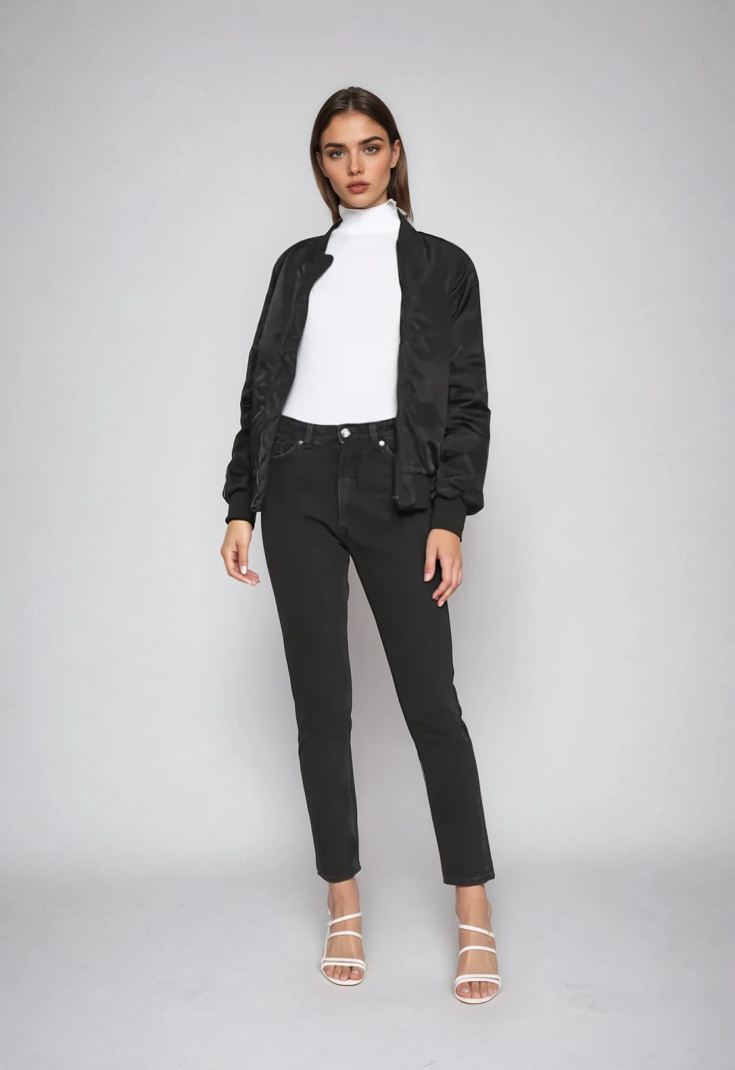 PROSTE SPODNIE JEANS