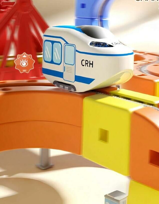 KOLEJKA ELEKTRYCZNA Z TOREM 62szt