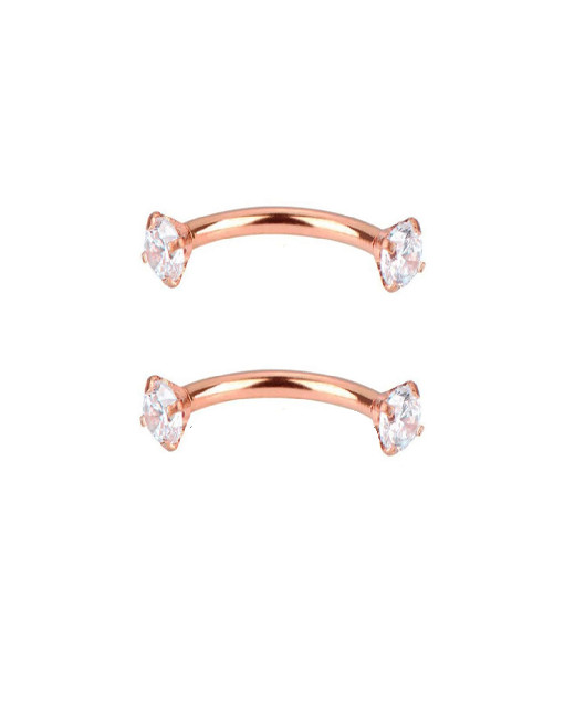 kolczyk do brwi 2-pack
