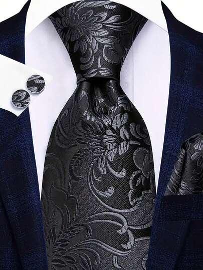 CZARNY KRAWAT PRINT 