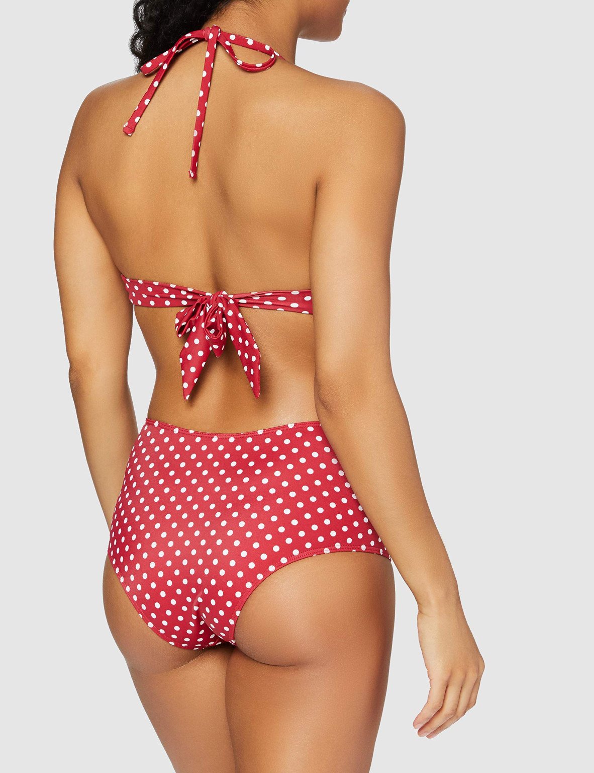 komplet bikini wzór groszki