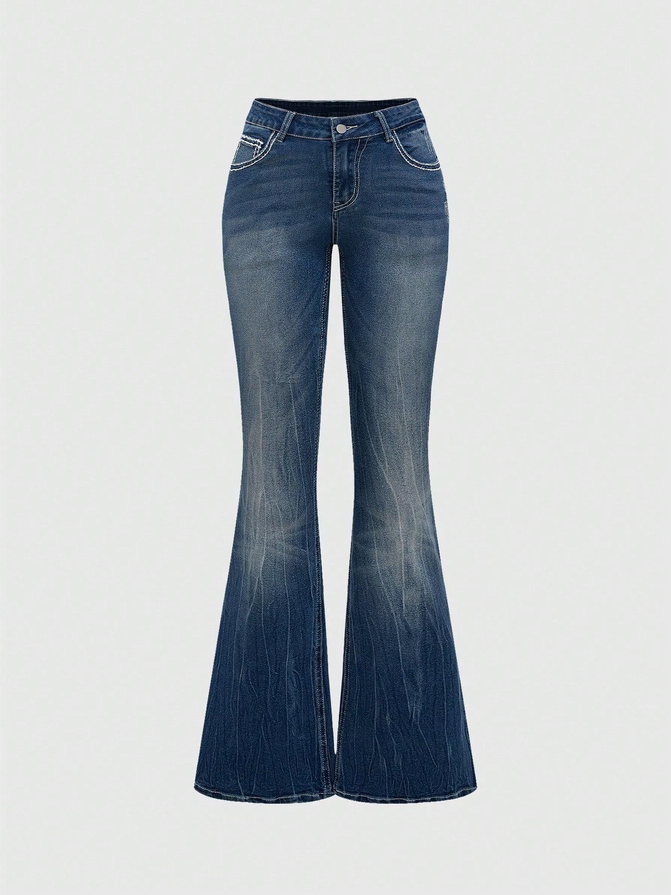 NIEBIESKIE SPODNIE JEANS