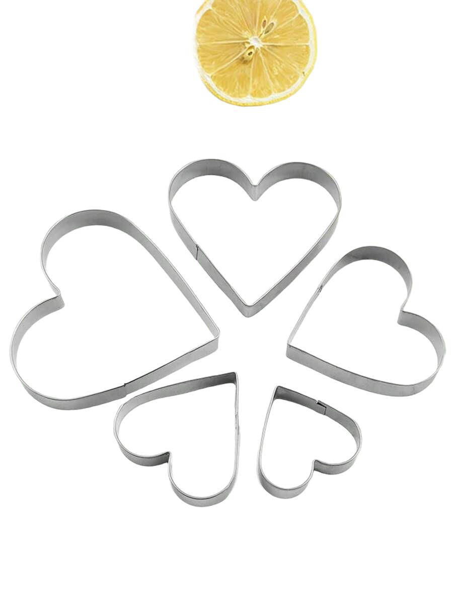 foremki w kształcie serca 5-pack