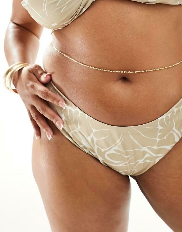 DÓŁ OD BIKINI WZÓR KWIATY