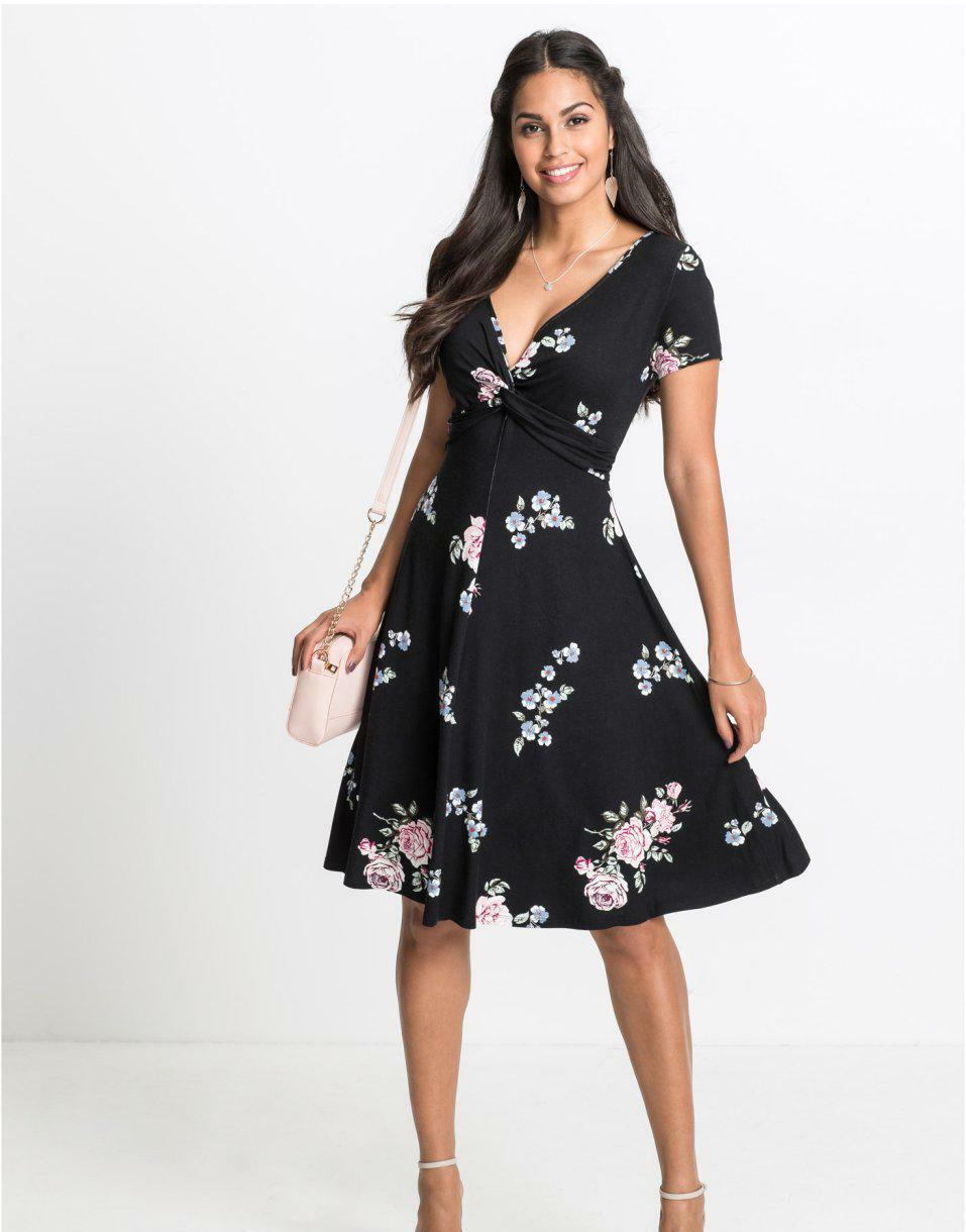 SUKIENKA PRINT KWIATY