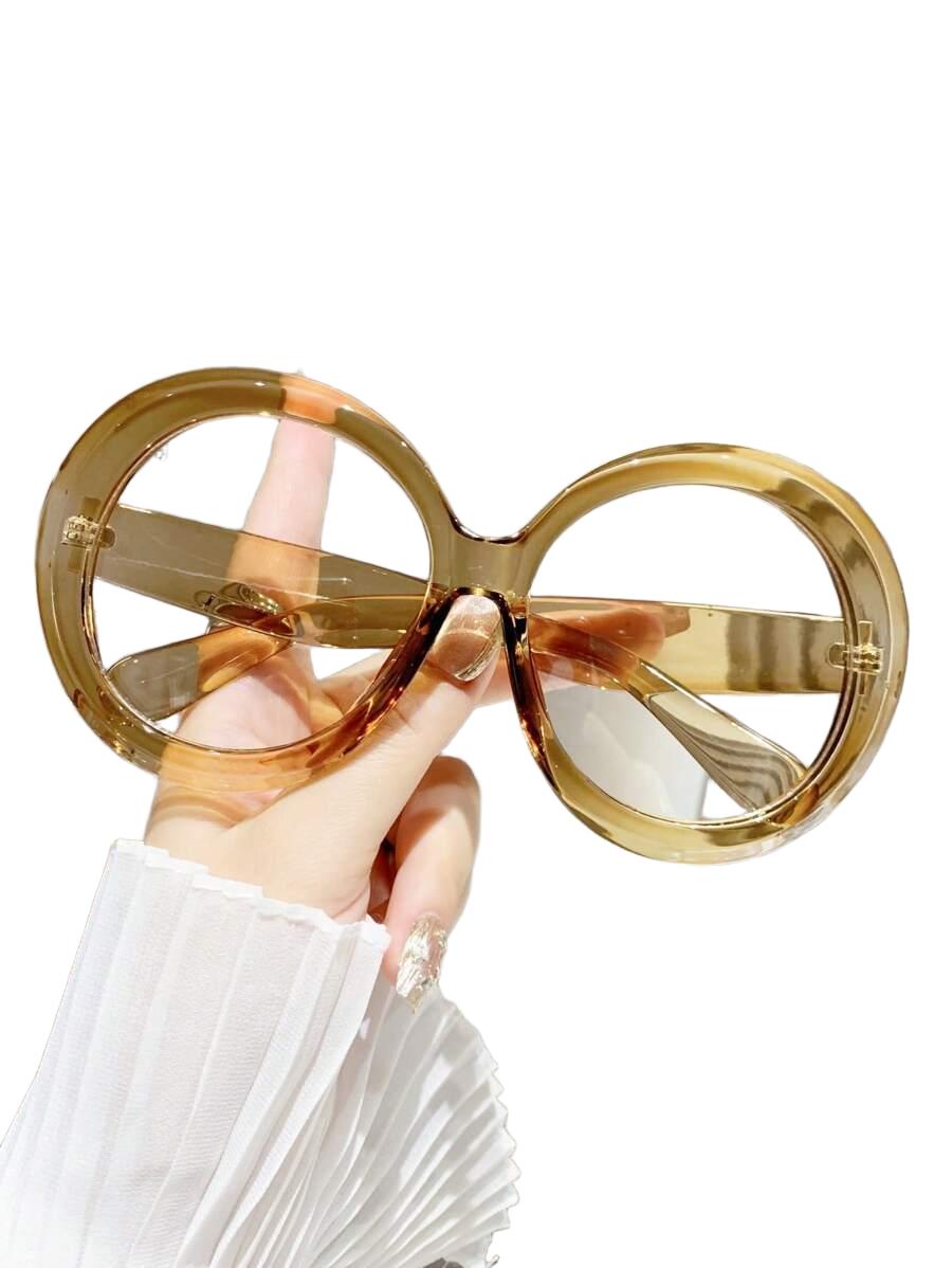 brązowe okulary zerówki