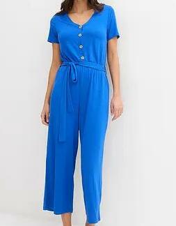 KOMBINEZON DAMSKI PLUS SIZE KRÓTKI RĘKAW