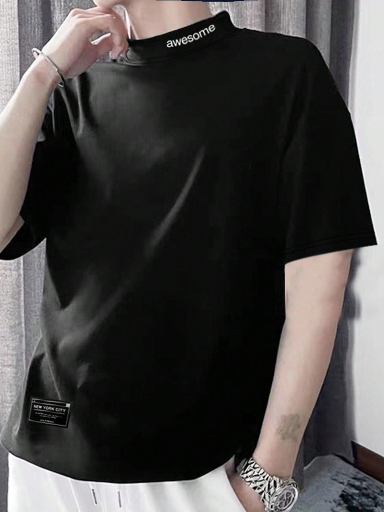 CZARNY T-SHIRT BASIC