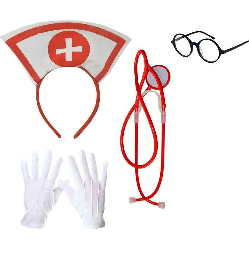 KOSTIUM PIELĘGNIARKI 4-PACK