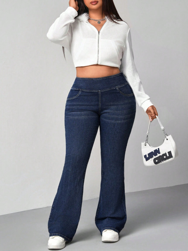 ELASTYCZNE SPODNIE JEANS