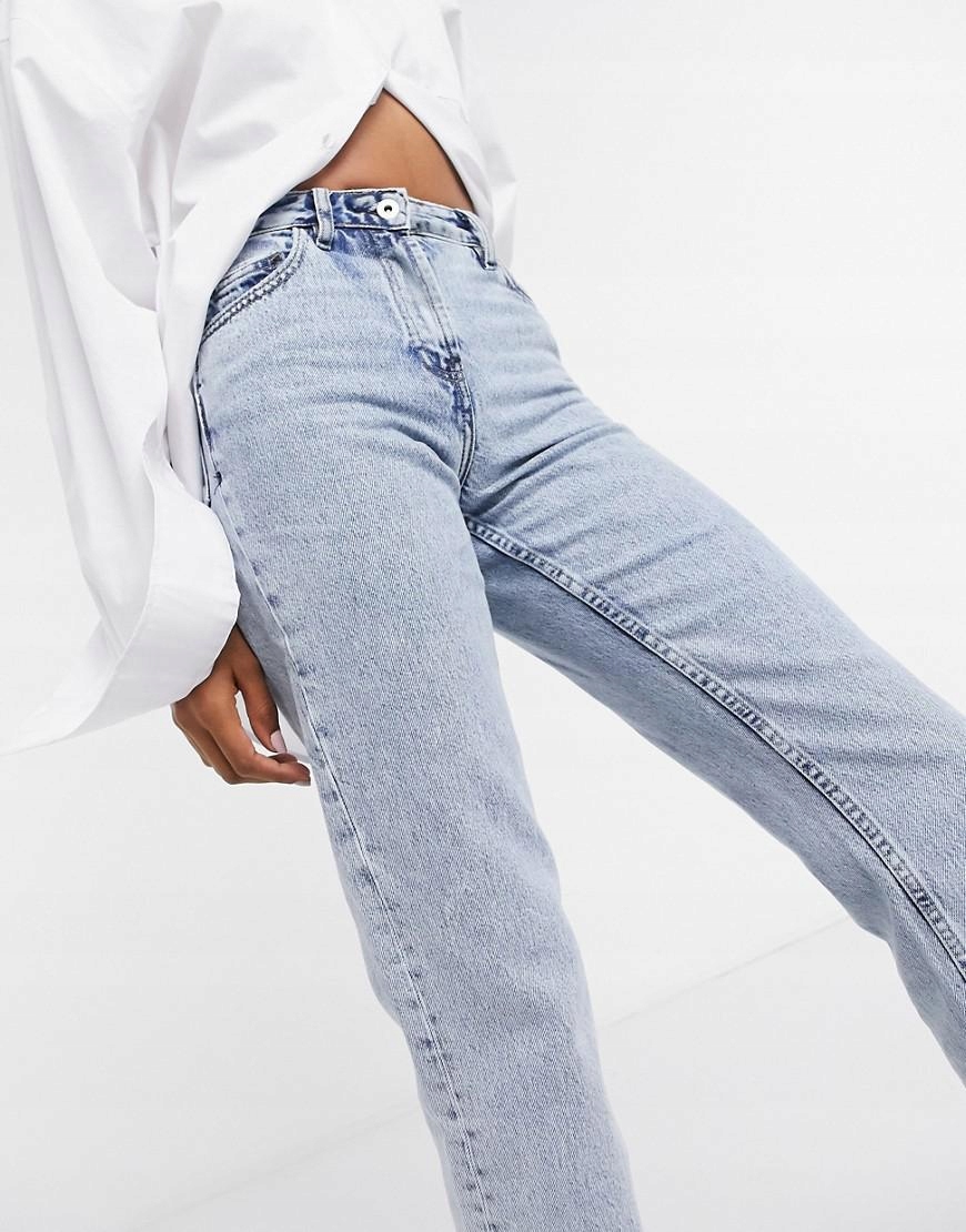 NIEBIESKIE SPODNIE JEANS