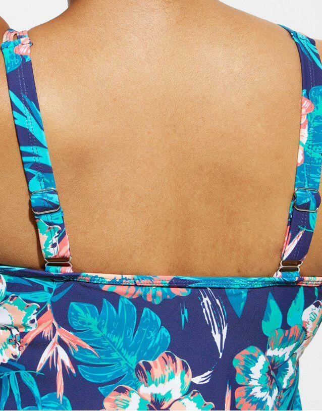 TANKINI 2 CZĘŚCIOWE ZE WZOREM