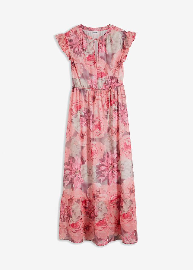 SUKIENKA MAXI W KWIATY 