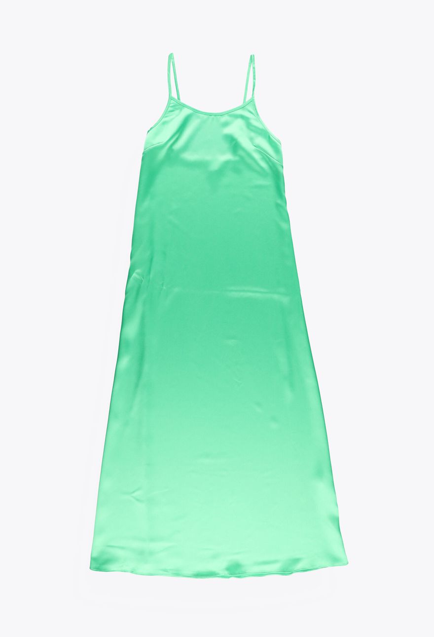 SATYNOWA SUKIENKA OVERSIZE