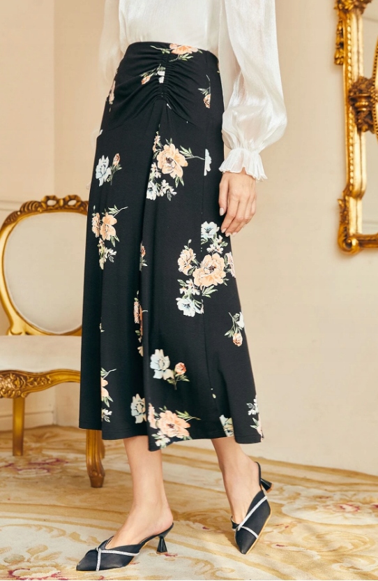 spódnica maxi wzór
