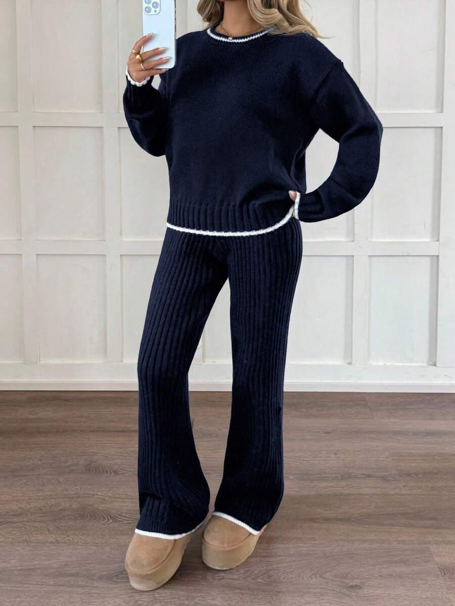 KOMPLET SWETER SPODNIE 