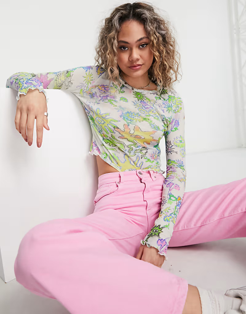 TOP DŁUGI RĘKAW PRINT