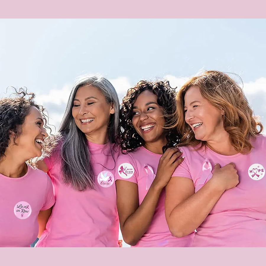 PRZYPINKI OCTOBRE ROSE 16-PACK