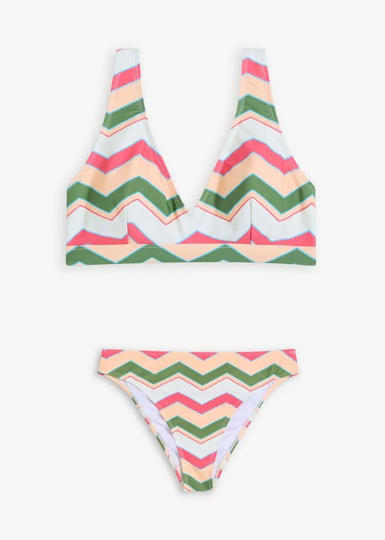 KOMPLET BIKINI Z WZOREM 