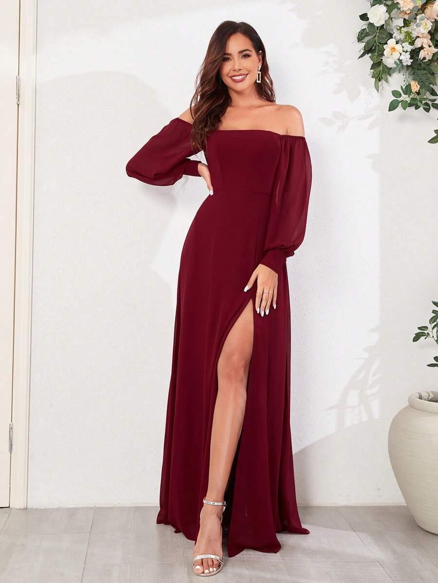 CZERWONA SUKIENKA MAXI