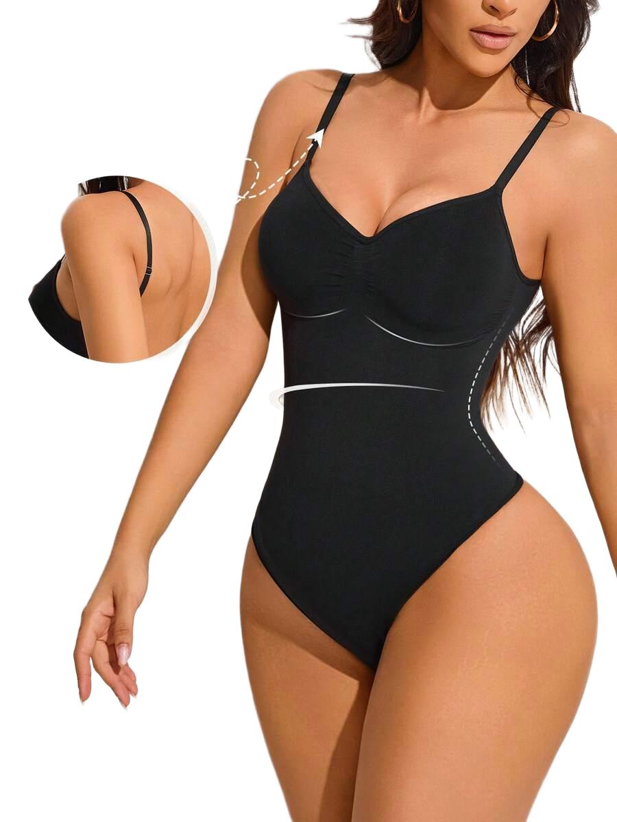 CZARNE MODELUJĄCE BODY