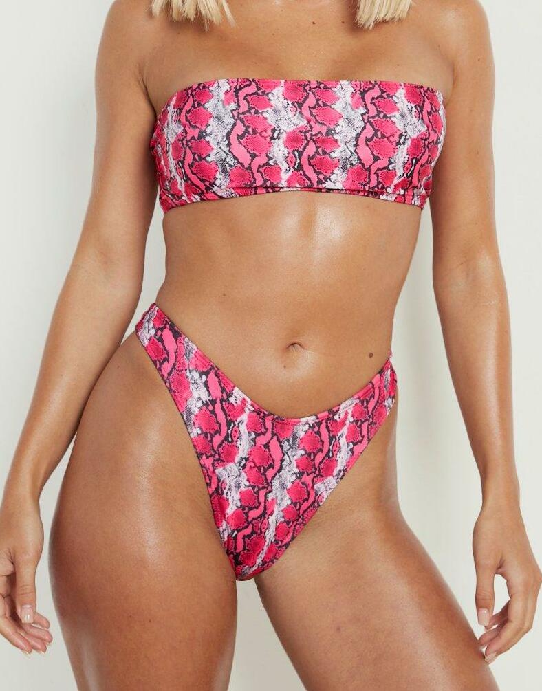 dół od bikini print