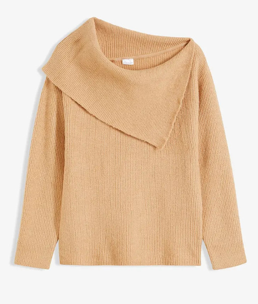 SWETER Z KOŁNIERZEM