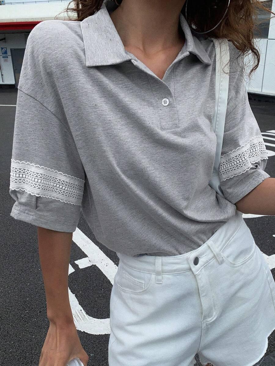 szara koszulka polo