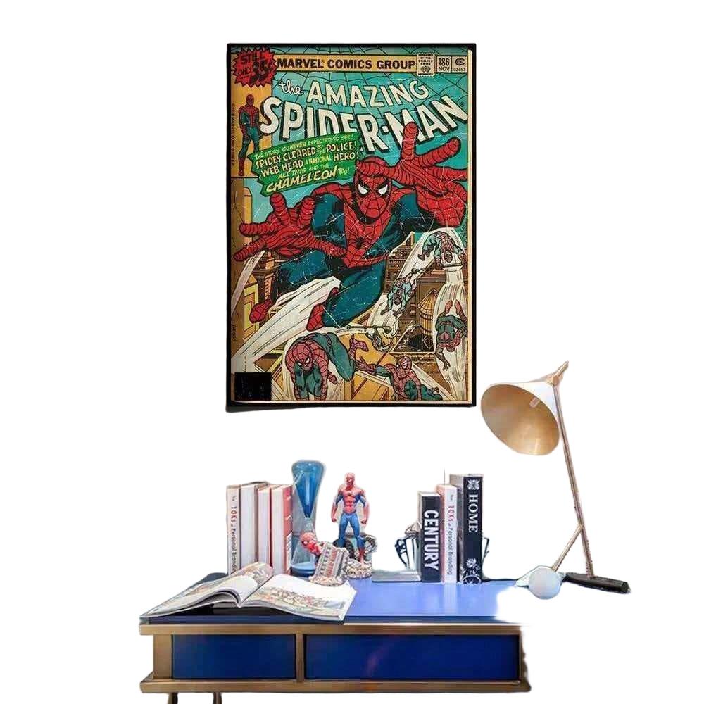 PLAKAT BEZ RAMY Z MOTYWEM SPIDERMENA