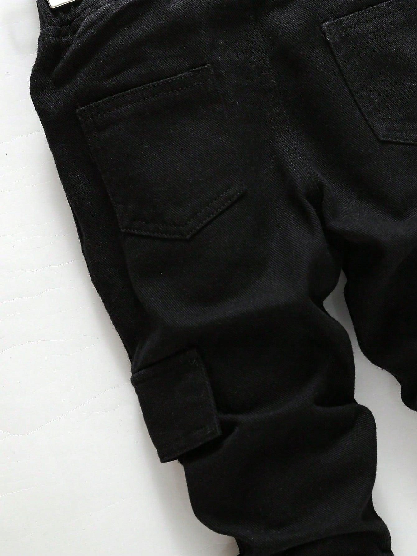 czarne spodnie jeans