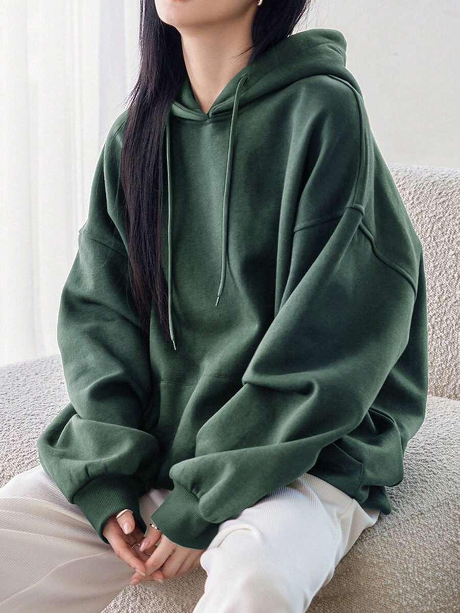 ZIELONA BLUZA KAPTUR