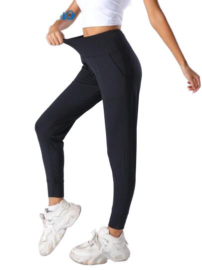 CZARNE LEGGINSY wysoki stan 