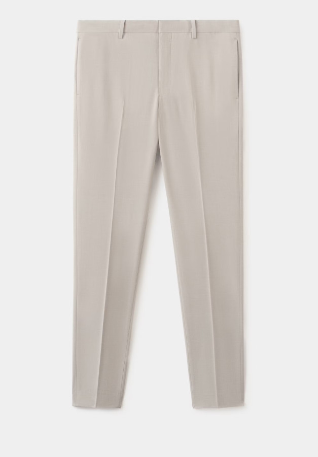 eleganckie spodnie garniturowe slim-fit