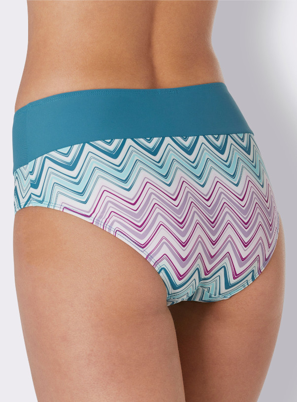 dół od bikini kontrast print