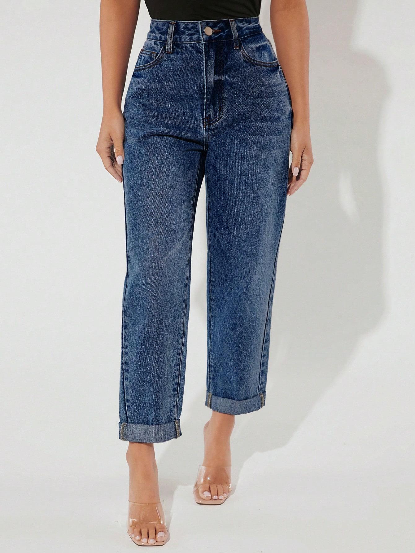 NIEBIESKIE SPODNIE JEANS