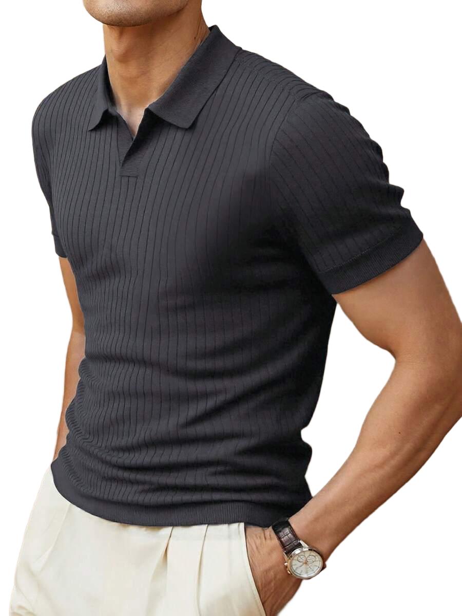 DZIANINOWA KOSZULKA POLO