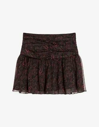 SPÓDNICA MINI ROZKLOSZOWANA 