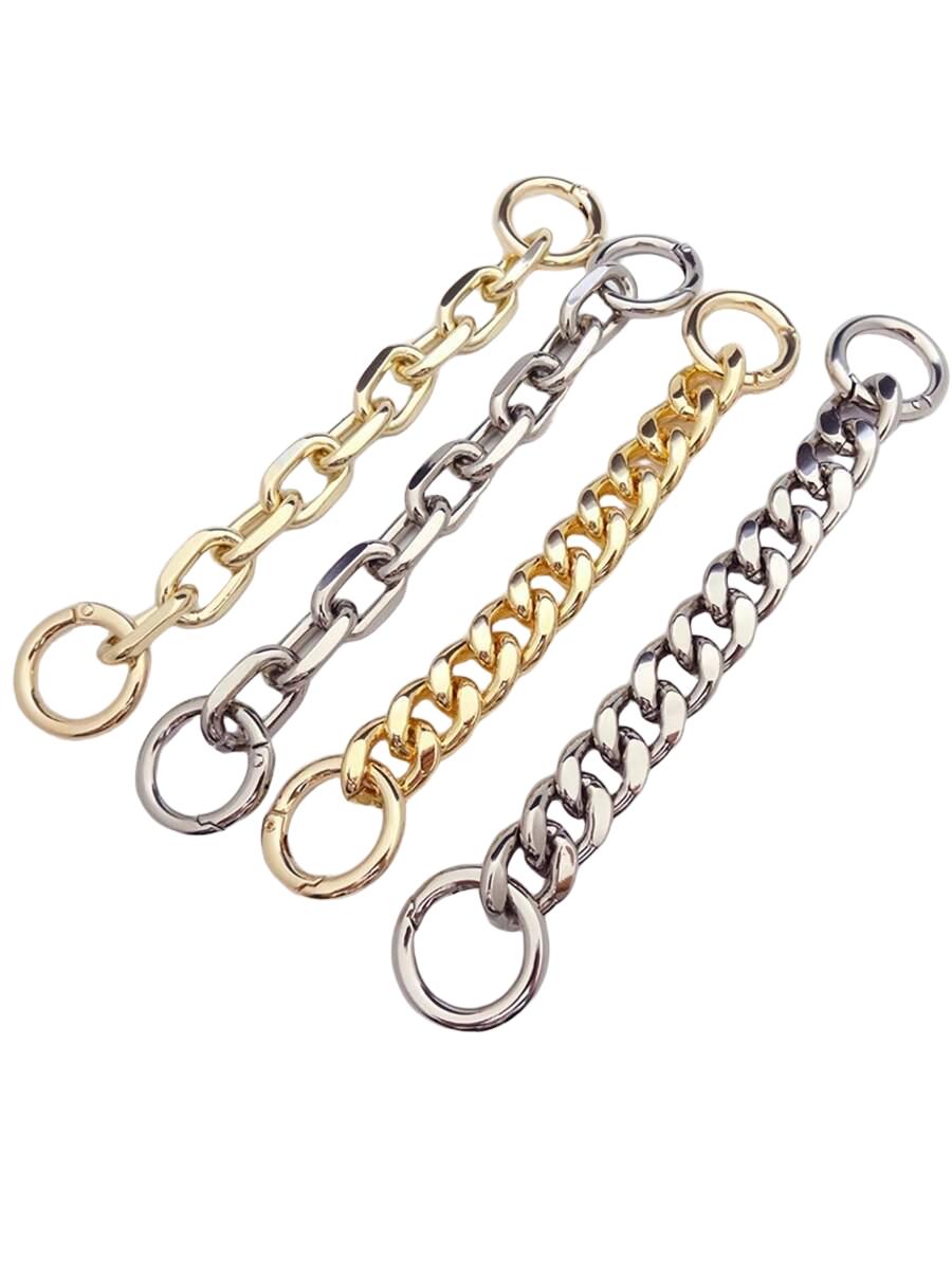 srebrny łańcuszek 2 pack