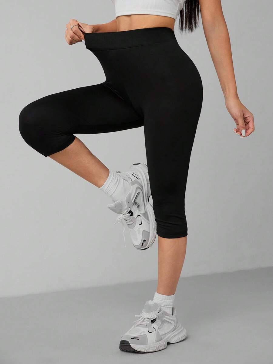 czarne legginsy wysoki stan
