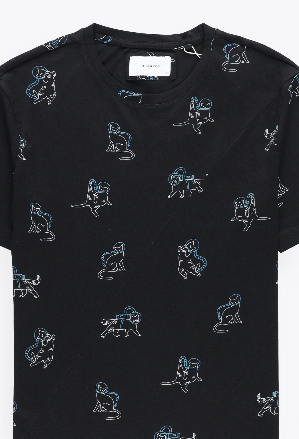 T-SHIRT NADRUK KOT