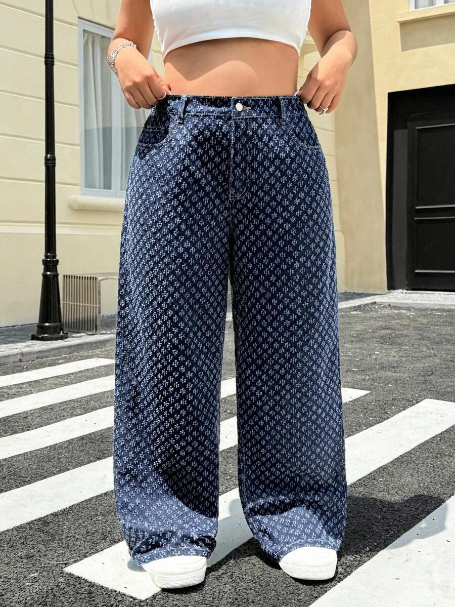 SPODNIE JEANS PROSTA NOGAWKA 