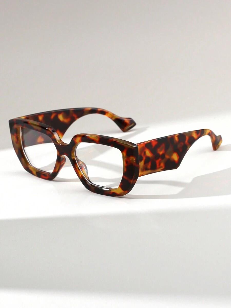 okulary zerówki animal print