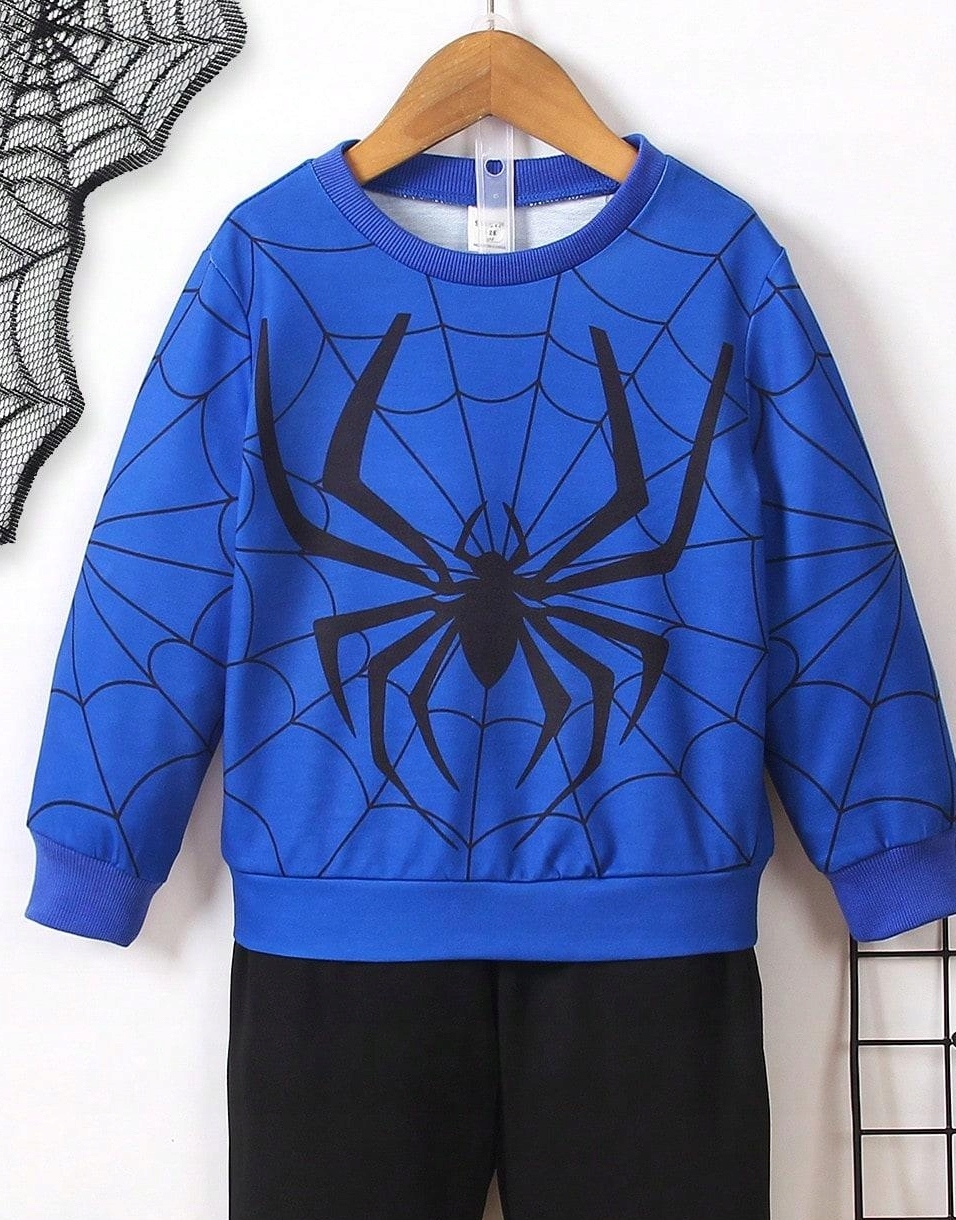 NIEBIESKA BLUZA PRINT