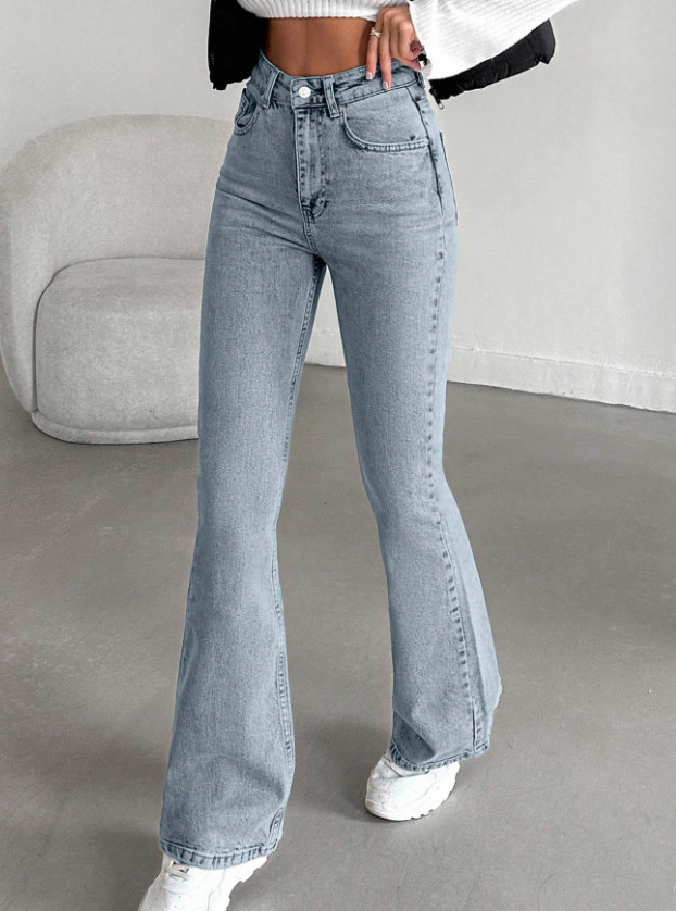 NIEBIESKIE SPODNIE JEANS