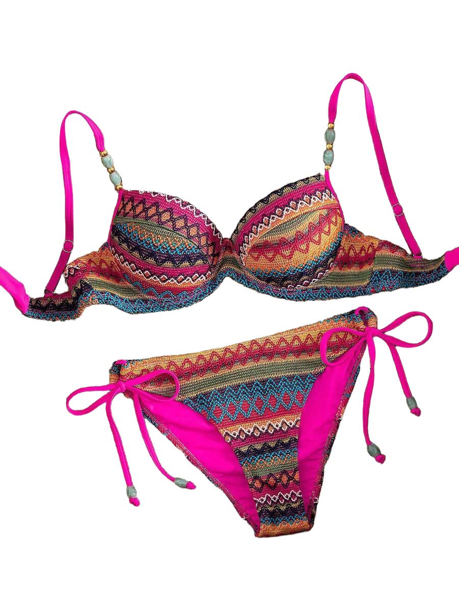 HAFTOWANE BIKINI DWUCZĘŚCIOWE