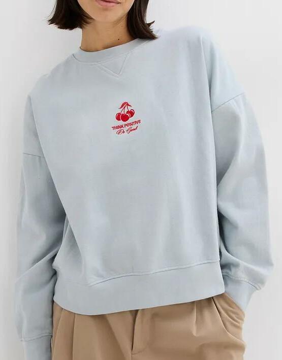 BLUZA DAMSKA BAWEŁNIANA WKŁADANA PRZEZ GŁOWĘ