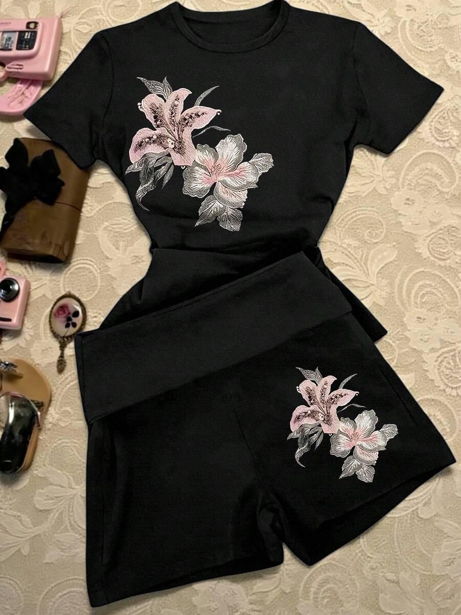 t-shirt spodenki komplet