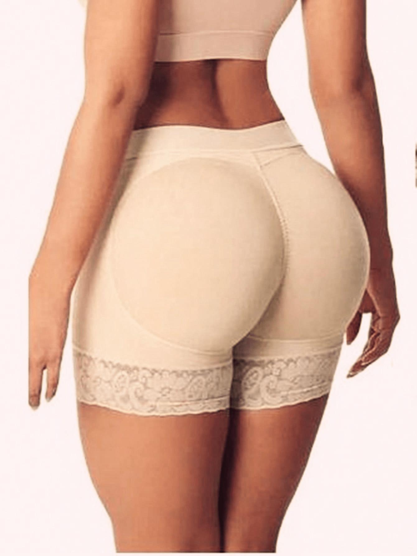 modelujące majtki push-up koronka siateczka