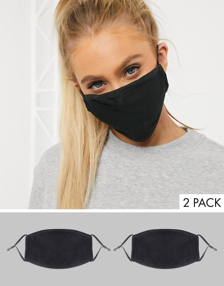 CZARNE MASECZKA BAWEŁNIANA 2 PACK